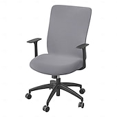 cheap Office Chair Cover-Stretch Velvet Office Chair Cover - Soft, Removable, Washable &amp; Zippered