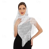 cheap Wedding Guest Wraps-Sparkling Metallic Shawls and Wraps with Buckle,for Evening Dresses Party Wedding Bride Bridesmaid