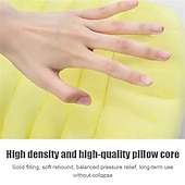 abordables Reposacabezas para coche-Almohada universal para reposacabezas de cuello de coche, almohada ultra suave ajustable para asiento de coche, soporte para la cabeza, accesorio para el cuello del coche, 1 unidad