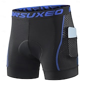 cheap Men's Shorts, Tights &amp; Pants-Arsuxeo Men's Letter &amp; Number Cycling Road Shorts Cycling Underwear Shorts Cycling Pants Bike Underwear Shorts Padded Shorts / Chamois Form Fit Mountain Bike MTB Road Bike Cycling Sports Reduces