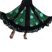 voordelige Ballroom danskleding-elegante ballroom dans latijns feest lange rok wedstrijd jurk
