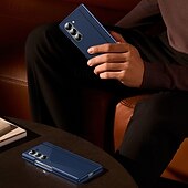 Χαμηλού Κόστους Samsung Θήκη-τηλέφωνο tok Για Samsung Galaxy Z Διπλώστε 6 Z Fold 5 Z Fold 4 Z Fold 3 Πίσω Κάλυμμα με βάση στήριξης Ανθεκτική σε πτώσεις Ρετρό PC
