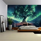 Недорогие Дерево жизни гобелен-Гобелен с мандалой Древо Жизни настенное искусство большой гобелен фреска декор фотографический фон плед занавеска для дома спальни и гостиной