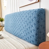 billiga Sängkläder Tillbehör-Stretch sänggavelöverdrag slipcover enfärgad dammskyddande sänggavel skydd överdrag