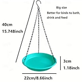 cheap Backyard Birding &amp; Wildlife-2-In-1 Bird Feeder Tray With 7 Colors Outdoor Bird Feeder Suitable For Garden Wildlife Bird Bath Drinking Water And Home Feeding
