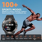 Χαμηλού Κόστους Smartwatch-696 GS500 Εξυπνο ρολόι 1.43 inch Έξυπνο ρολόι Bluetooth Βηματόμετρο Υπενθύμιση Κλήσης Παρακολούθηση Ύπνου Συμβατό με Android iOS Γυναικεία Άντρες Κλήσεις Hands-Free Υπενθύμιση Μηνύματος IP 67