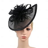 olcso Kalapok és fejdíszek-fascinators sapka virág tea party sapka nőknek toll kentucky derby sapka esküvőre