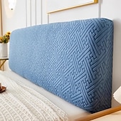 billiga Sängkläder Tillbehör-Stretch sänggavelöverdrag slipcover enfärgad dammskyddande sänggavel skydd överdrag