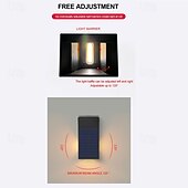 Недорогие Уличные светильники-2 шт. настенных светильника на солнечных батареях – высокая яркость, водонепроницаемый, светящийся с 3 сторон, для украшения сада, виллы, двора, забора, крыльца