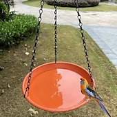 cheap Backyard Birding &amp; Wildlife-2-In-1 Bird Feeder Tray With 7 Colors Outdoor Bird Feeder Suitable For Garden Wildlife Bird Bath Drinking Water And Home Feeding