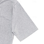 billiga grundläggande t-shirts-Herr T-shirt T-shirt med V-ringad Kortärmad tröja T-tröja Kortärmad V-hals Alla årstider Slät Mode Designer Sexig Semester Gata Utekväll Svart Vit Röd Topp t-shirt för män