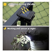 お買い得  街灯-蚊よけ機能付きソーラー式スマートモーションセンサーライト、明るさ調節可能、屋外の庭、パティオ、公園に最適な省エネライト