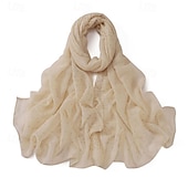 abordables enveloppes d&#039;invité de mariage-mode simple bali gaze ciel étoilé forage chaud longue écharpe respirante douce femme foulard écharpe cape extérieur