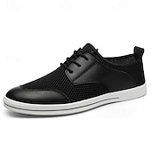 cheap Men&#039;s Sneakers-Men&#039;s Lightweight Breathable Mesh Lace-Up Sneakers – Casual Walking Shoes with Airy Design for Summer, Travel &amp; Everyday Comfort
