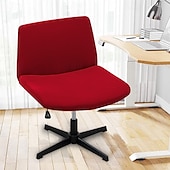 ieftine Futon Sofa Cover-Huse pentru scaun fără brațe, huse moale pentru scaun de birou, rezistente la zgârieturi de pisică