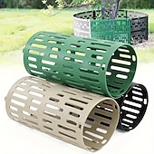 cheap Garden Hand Tools-6pcs Plastic Tree Protector Guard Set, Rectangular Adjustable Interlocking Mesh Design, with Cable Ties, Animal and Trimmer Damage Prevention, Multiple Piece Bundles