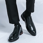 baratos Formal-Sapatos oxford masculinos de couro sintético marrom com relevo de crocodilo - elegantes e sofisticados para uso casual e formal