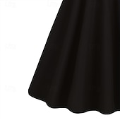 levne Šaty-Retro 50. léta Šaty Houpací šaty Pevná barva Dámské Karneval Plesová maškaráda Denní nošení loučení se svobodou nevěsty Dospělé Šaty Šaty pro návrat domů