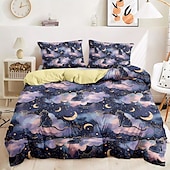 cheap 100% Cotton-100% Cotton Duvet Cover Set Geometric Heart-Shaped Pattern Comforter Set Soft 3-Piece Luxury Bedding Set Home Decor Gift King Queen Full Sizehree Piece Set