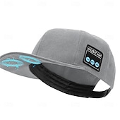billiga Nyheter-ny hatt med bluetooth-högtalare justerbar bluetooth-hatt trådlös smart högtalarkeps för utomhussport baseballkeps med mikrofon
