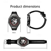 Χαμηλού Κόστους Smartwatch-696 JSWatchCT5pro Εξυπνο ρολόι 1.53 inch Έξυπνο ρολόι Bluetooth Βηματόμετρο Υπενθύμιση Κλήσης Παρακολούθηση Δραστηριότητας Συμβατό με Android iOS Γυναικεία Άντρες