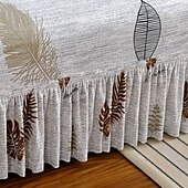 baratos Cobertura de Sofa-1 peça capa de sofá elástica com saia capa de sofá impressa protetor de móveis para quarto sala de estar decoração de casa