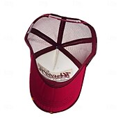 cheap Men&#039;s Baseball Cap-Men&#039;s Baseball Cap Sun Hat Trucker Hat Mesh Cap Black Yellow Cotton Adjustable Fashion Daily Wear Festival Letter Embroidery Casual / Daily
