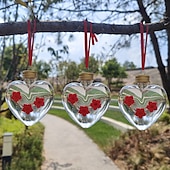 tanie ptactwo podwórkowe i dzika przyroda-karmniki dla ptaków mason, słoik w kształcie miłości, karmnik dla kolibrów w słoiku mason, uroczy wiszący karmnik dla kolibrów z otworami do karmienia, jako dekoracja ogrodu na zewnątrz