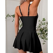 levne Surfovací tankiny a bikiny-Dámské Plavky Vázáno Plavky Jednobarevné Plavky Černá Fialová Prodyšné Rychleschnoucí Lehká váha Bez rukávů - Plavání Surfování Plážové Léto Jaro