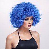 economico Parrucche trendy sintetiche-Parrucche sintetiche Yaki liscia Con frangia A macchina Parrucca Corto Oro chiaro Violetto Marrone chiaro Marrone scuro A1 Capelli sintetici Per uomo Biondo