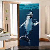 billige Dørdeksler-Morsomme Dyre Dørdekorasjoner Dørdeksler Syng Hval Dørteppe Dørgardin Dekorasjon Bakgrunn Innendørs/Utendørs Dørbanner Forsidegård