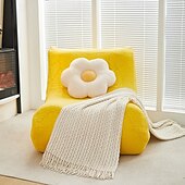 billige Futon sofa cover.-1 stk elastisk gulvsofatrekk uten armer lat boy relax sofa trekktrekk stretch enkelt sofa putetrekk for stue hjemme