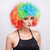 economico Parrucche trendy sintetiche-Parrucche sintetiche Yaki liscia Con frangia A macchina Parrucca Corto Oro chiaro Violetto Marrone chiaro Marrone scuro A1 Capelli sintetici Per uomo Biondo