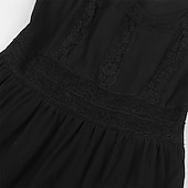 economico Vestito-Elegante Medievale Rinascimento Abito da cocktail Fiera del Ren Vichingo Elfico Tinta unica Per donna Celtico Costumi da pirata Fantasia Halloween Carnevale Mascherata Carnevale Halloween Mascherata