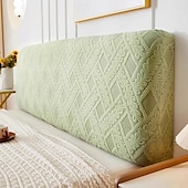 billiga Sängkläder Tillbehör-Stretch sänggavelöverdrag slipcover enfärgad dammskyddande sänggavel skydd överdrag