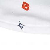 Недорогие Мужской Элитный Поло-Men's Polo Knit Polo Sweater Formal Work Turndown Short Sleeve Letter &amp; Number Buttons Summer White Green Beige Polo
