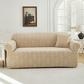 cheap Sofa Cover-Elastic Jacquard Fabric Sofa Cover Stretch Couch Cover Sectional L Shape Sofa Slipcover Corner Case for Living Room 1/2/3/4 Seat