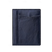 cheap Wallets-Men&#039;s RFID Blocking Wallet, Premium Cowhide Leather, Slim Design with Multiple Card Slots and ID Window – Secure and Stylish Wallet for Everyday Use Wine Black Dark Green