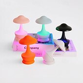 baratos Candeeiros de mesa-cogumelo luz noturna quarto lâmpada de mesa de cabeceira rgb atmosfera copo lâmpada usb recarregável lâmpada noturna para quarto dormitório sala de estar decoração para casa aniversário presente de