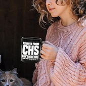 billiga Muggar och koppar-jag lider av chs kaffemugg svart retro vintage keramisk mugg med grafisk design 12oz/330ml perfekt present till musikälskare gitarrister och bandmedlemmar