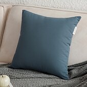 billige Trender innen puter-Dekorative Kasteputer Deksel Ensfarget 1PC Bomull Myk Kvadratisk Sofa Pute Sak Puteputer Soverom Stue Sofa Stol