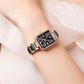 voordelige Quartz-horloges-poshi modieuze dameshorloge licht luxe diamant ingelegd vierkant temperament quartz horloge