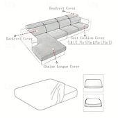 billige Sofa trekk-elastisk vanntett sofa putetrekk jacquard tykt sofa setetrekk for stue slipcover sofatrekk møbelbeskytter sofatrekk