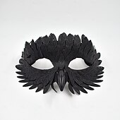 preiswerte Maske-Karnevalsmaske Maske Haloween Figuren Erwachsene Herren Damen Halbes Gesicht Leistung Party Maskerade Karneval Einfaches Karnevalskostüm