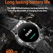 お買い得  スマートウォッチ-696 KC80 スマートウォッチ 1.43 インチ スマート·ウォッチ ブルートゥース ECG + PPG 歩数計 着信通知 と互換性があります Android iOS 女性 男性 ハンドフリーコール メッセージ受信通知 IP 67 47mmウォッチケース