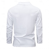 cheap Basic T shirts-Men&#039;s Tee Tee Top Long Sleeve Shirt Long Sleeve Crew Neck Spring &amp;  Fall Plain Fashion Designer Sexy Vacation Street Going out Black White Dark Grey Top Tee for Men