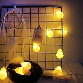 baratos Alimentado por Pilha-3m-20led páscoa páscoa páscoa ovo de páscoa chocando pintinho luz corda aaa caixa de bateria fonte de alimentação festa de páscoa jantar atmosfera festiva decoração luz corda