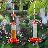 abordables observation des oiseaux et de la faune dans la cour-mangeoire à colibris, perchoir circulaire étanche 5 ports d&#039;alimentation pour extérieur, terrasse, patio