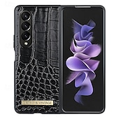 Χαμηλού Κόστους Samsung Θήκη-τηλέφωνο tok Για Samsung Galaxy Z Fold 5 Z Fold 4 Z Fold 3 Πίσω Κάλυμμα Ανθεκτική σε πτώσεις Ρετρό PU δέρμα
