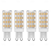 levne LED corn žárovky-g9 led kukuřičné žárovky stmívatelné 5w 12v/24v ac/dc – 63led 4014 pro lustr, rv, karavan, námořní 4ks